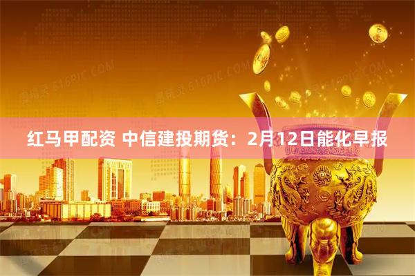 红马甲配资 中信建投期货：2月12日能化早报